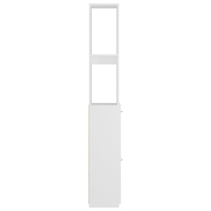 Armoire de salle de bain Blanc 25x25x170 cm - Photo n°5