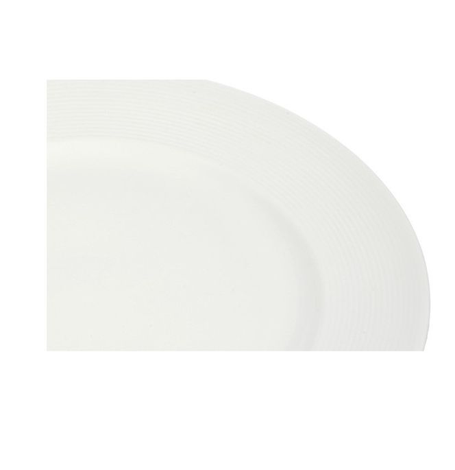 Assiette ronde porcelaine blanche Licia D 26 cm - Photo n°2