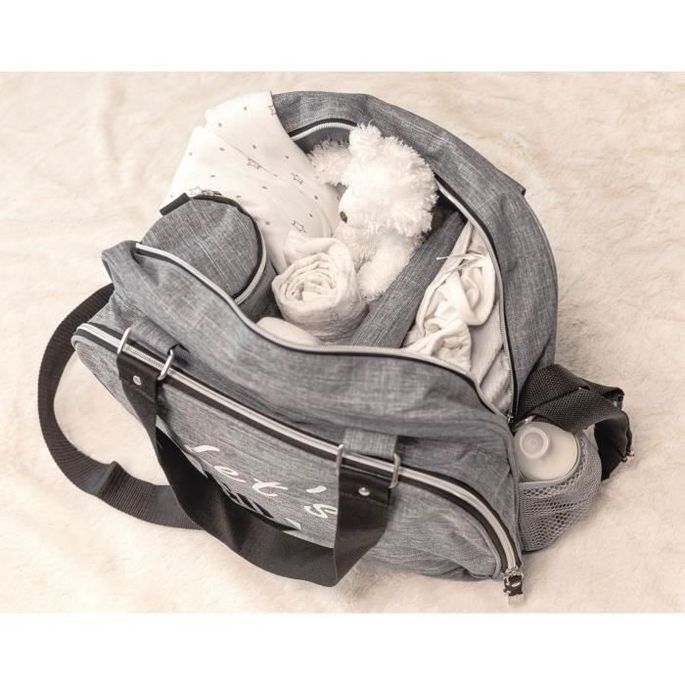 BABY ON BOARD Sac a langer SIMPLY Lets'Go - gris - Photo n°2