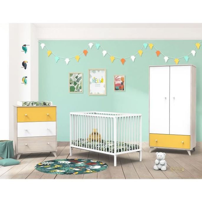 BABY PRICE YUZU Commode a langer 3 tiroirs - Photo n°3