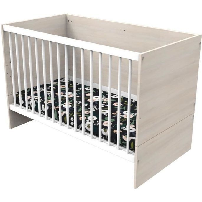 BABY PRICE YUZU Lit bébé évolutif 60 x 120 cm - Photo n°1