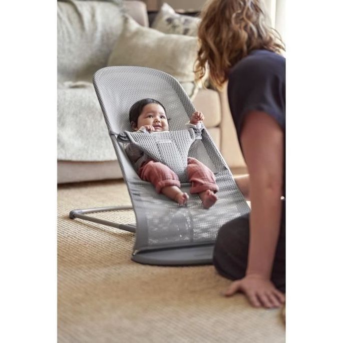 Babybjorn Housse Pour Transat Bliss Gris Mesh Lestendances Fr