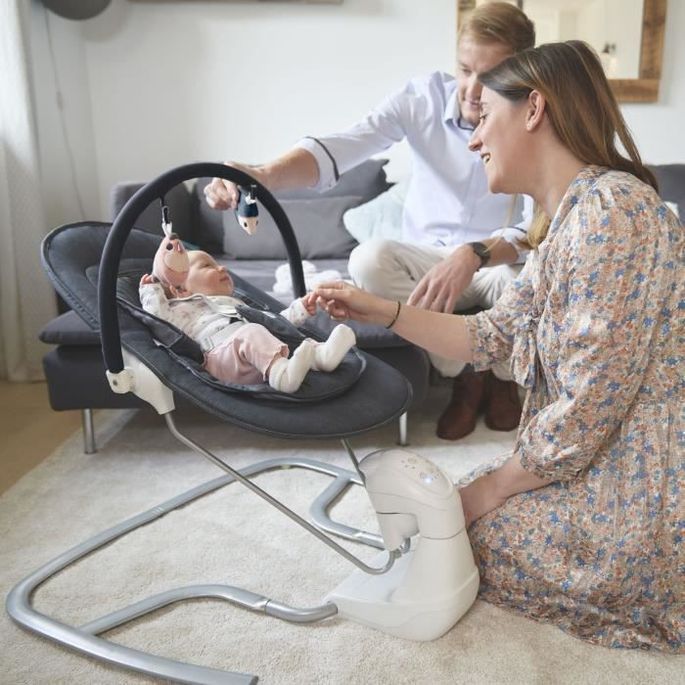 Babymoov Balancelle Electrique Bebe Swoon Touch Telecommande Incluse Lestendances Fr