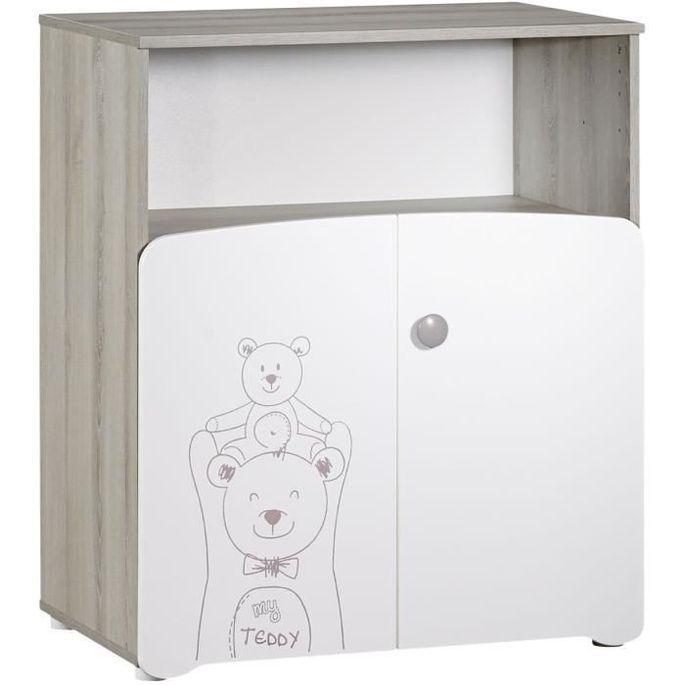 BABYPRICE Commode a langer 2 portes TEDDY - Photo n°2