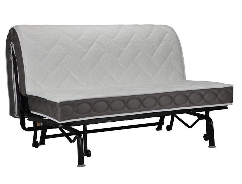 Banquette BZ Microfibre 140x200 Cm Avec Coffre Matelas Naturalys 15 Cm ...