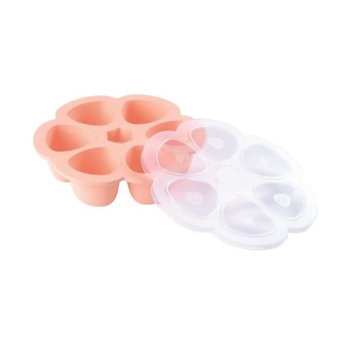 BEABA Multiportions silicone 6x150 ml pink - Photo n°1