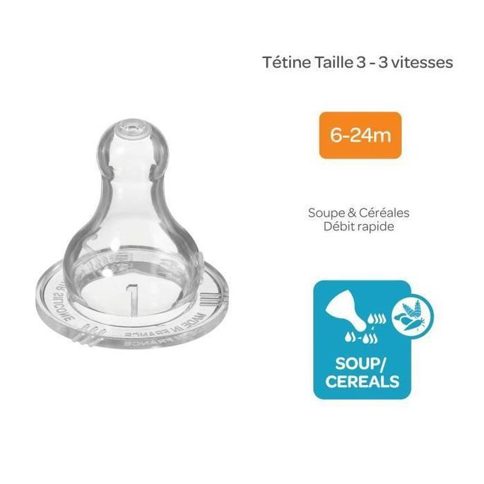 Bebe Confort Tetine Silicone T3 X2 3 Vitesses Lestendances Fr