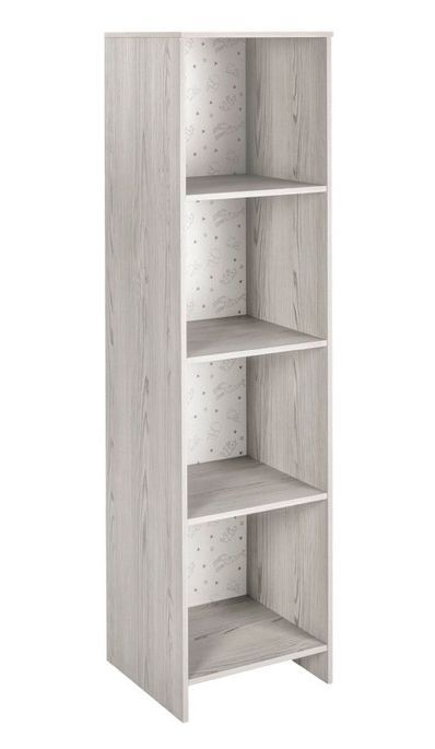 Bibliothèque 4 niveaux bois pin gris Pixie - Photo n°1