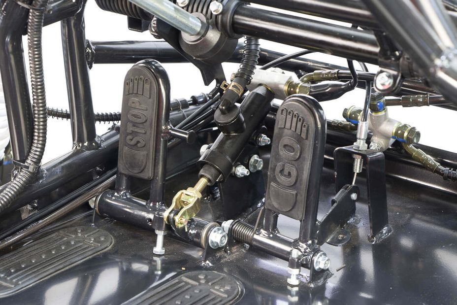 Buggy enfant 125cc Crosser noir avec marche arriere - Photo n°6