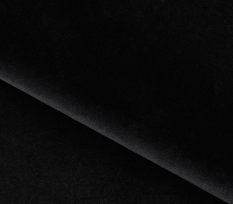Canapé convertible capitonné angle gauche velours noir Larry 260 cm - Photo n°3