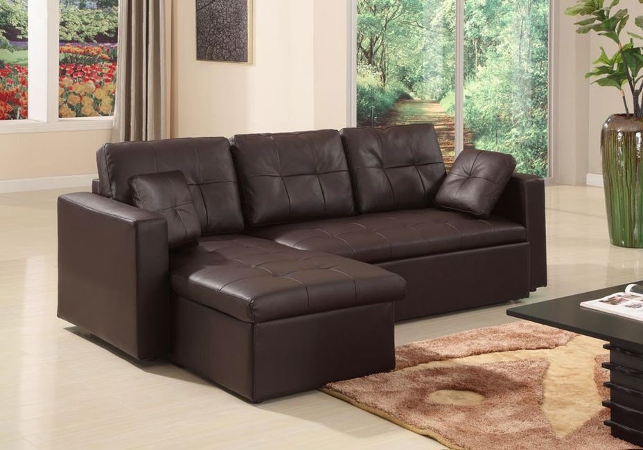 Canap D Angle Convertible Simili Cuir