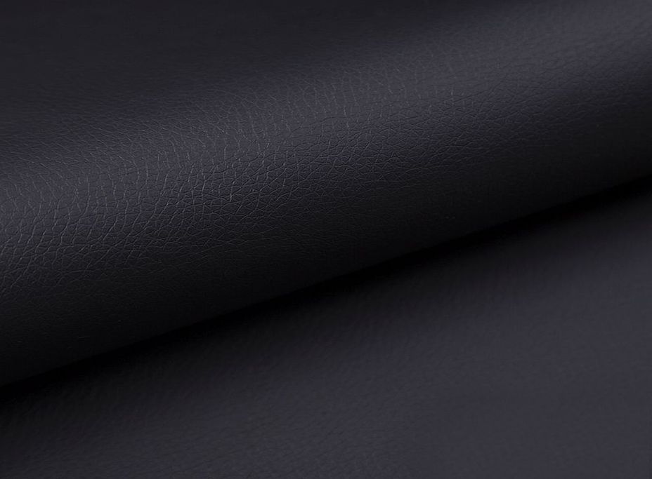 Canapé d'angle droit convertible simili noir et blanc Sundy 250 cm - Photo n°13