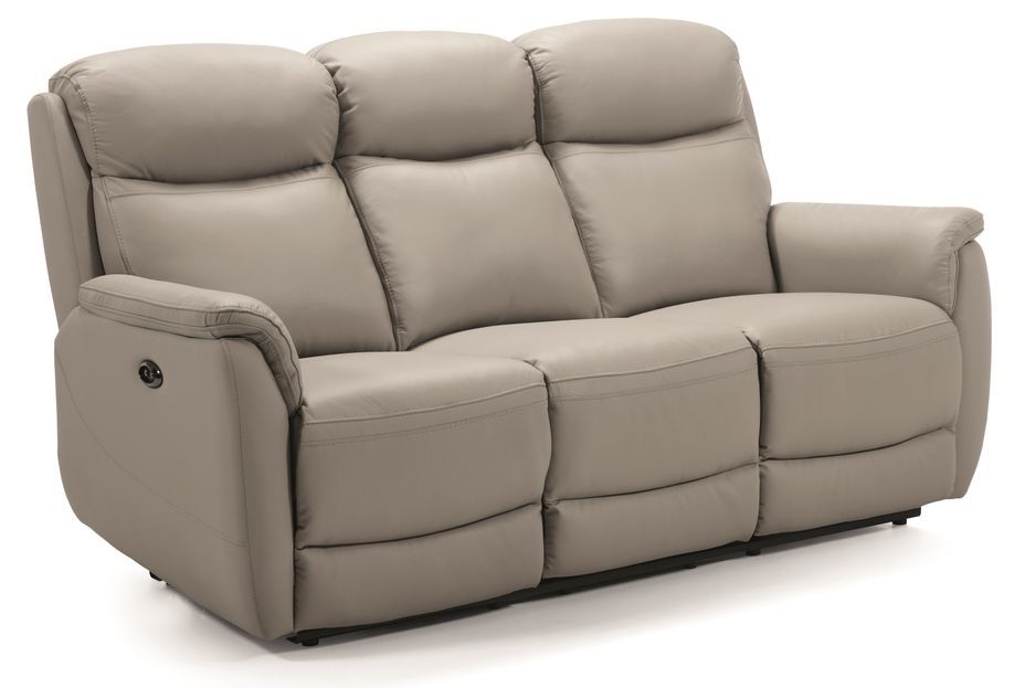 Canapé de relaxation en cuir Kaliza - manuel ou électrique - 2 couleurs - 1, 2 ou 3 places - Photo n°2