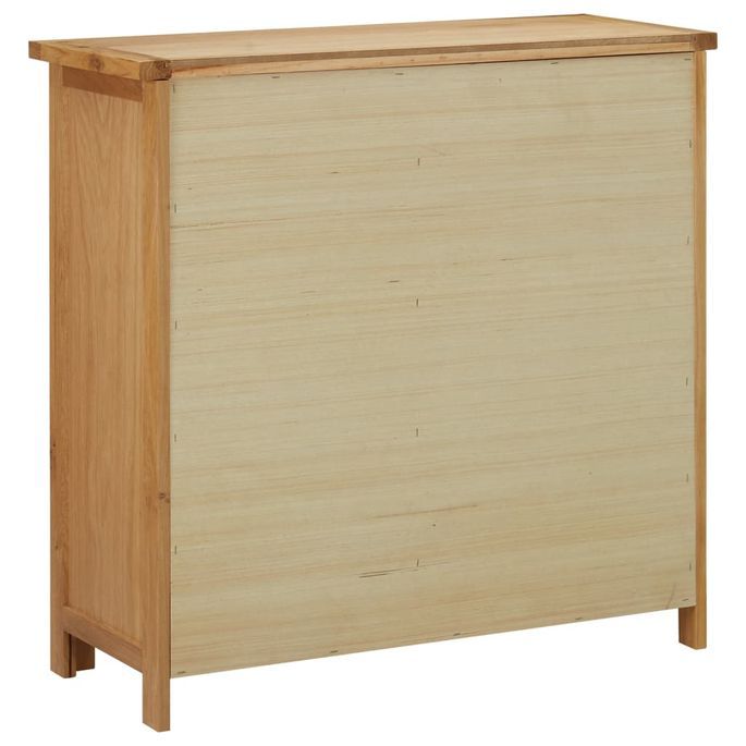 Casier à bouteilles 11 bouteilles 80x32x80cm Bois de chêne - Photo n°5