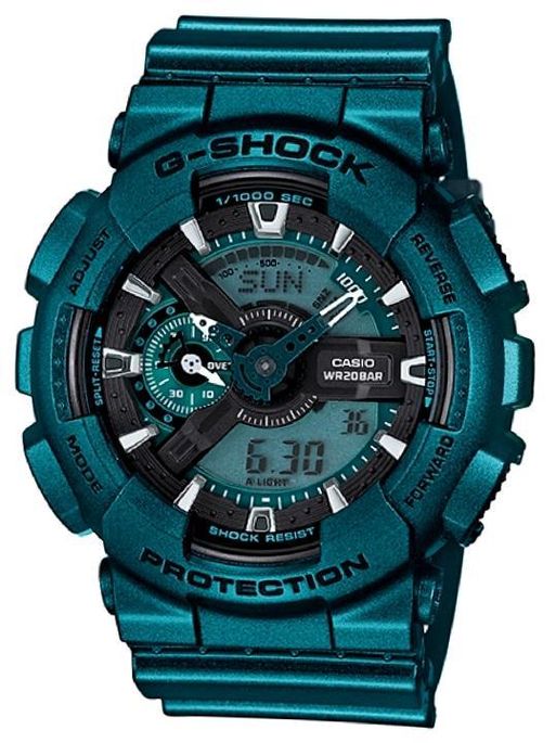 Casio Gshock ga110nm3adr Shock & Resistant Auto Led World