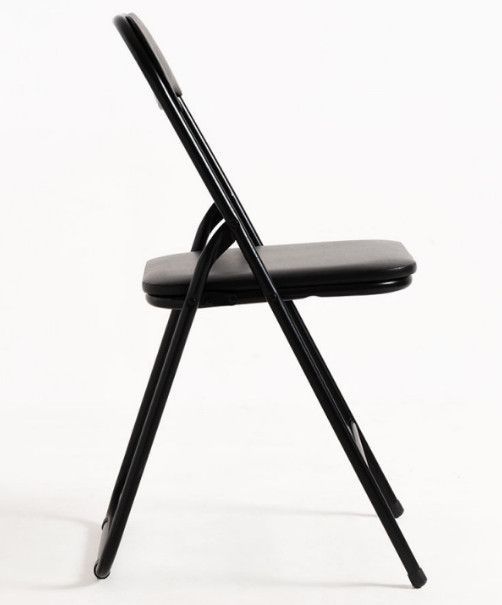 Chaise pliante noir Taly - Lot de 2 - Photo n°2