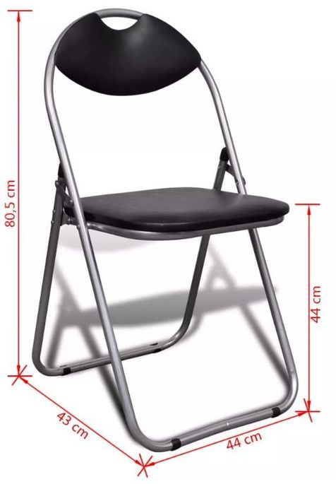 Chaise simili cuir noir et pieds métal chromé Karel - Lot de 6 - Photo n°10