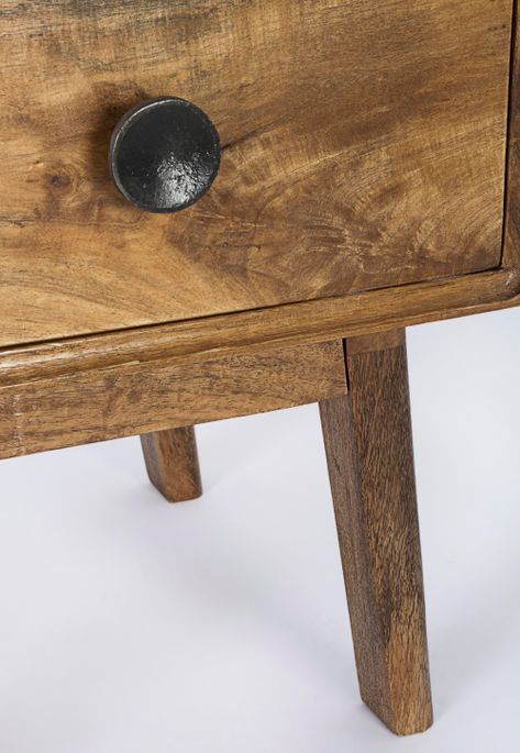 Chiffonnier 3 tiroirs en bois de manguier marron Sylvie L 40 cm - Photo n°5