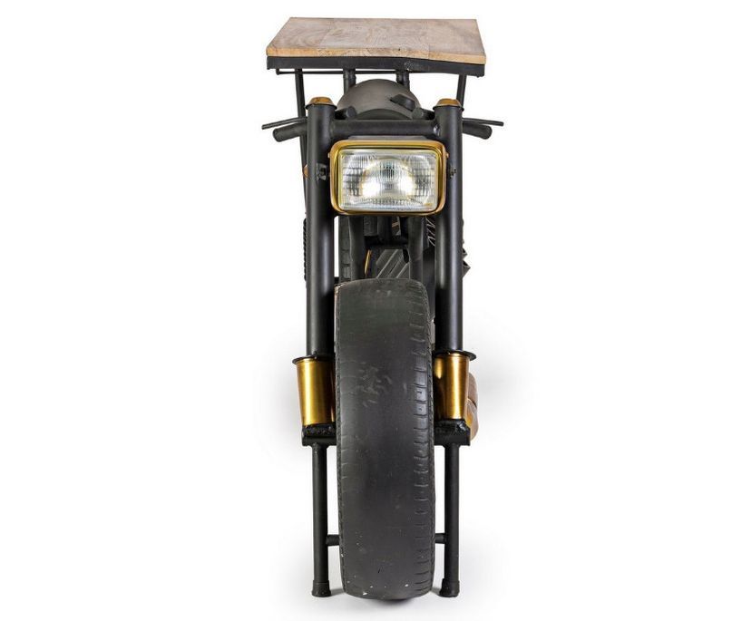 Console bar moto acier mat 183 cm - Photo n°7