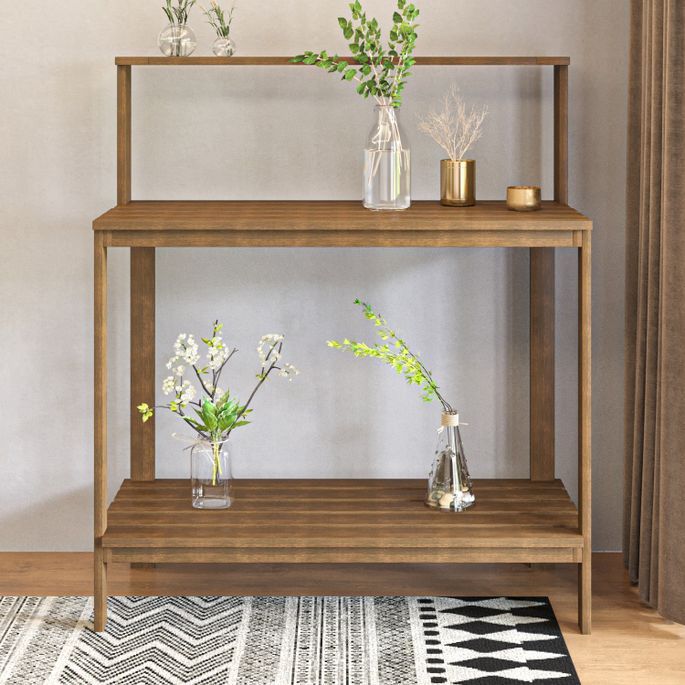 Console en bois pin foncé Maria 110 cm - Photo n°3