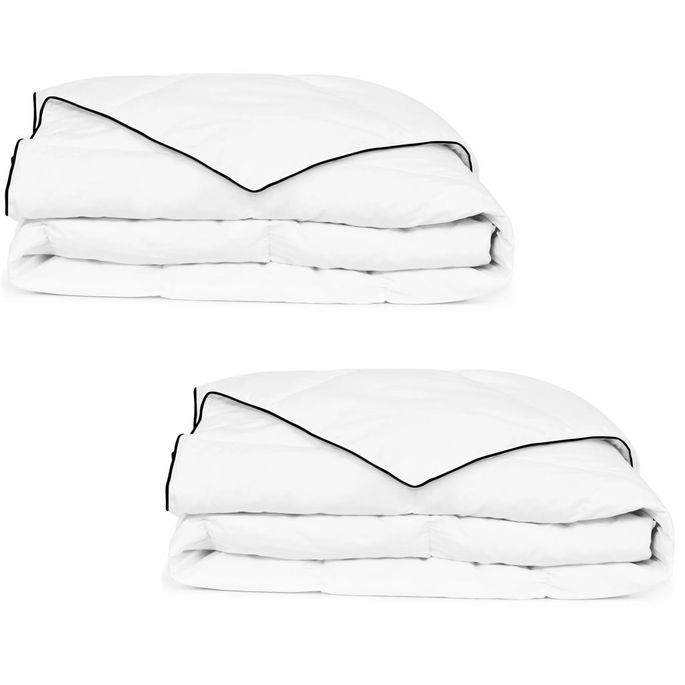 Couette en duvet d'hiver 2 pcs 150 x 200 cm - Photo n°1