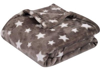 Doux Nid Couverture Bebe 75 X 100 Cm Perle Imprime Etoile Microdoux Lestendances Fr