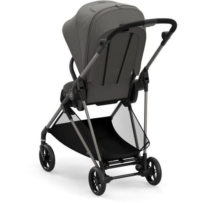 Cybex Poussette Melio Taupe Soho Grey - Photo n°2