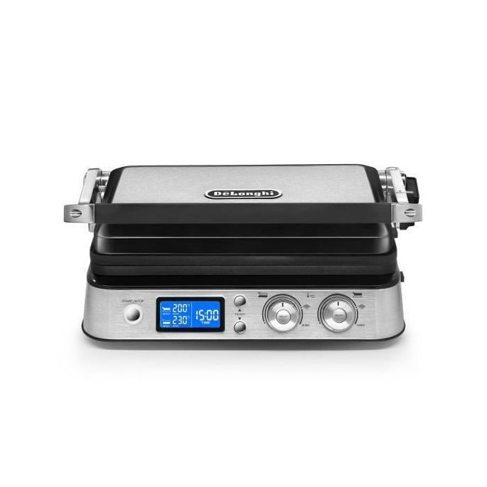 DELONGHI CGH1012D Grille-viande Multigrill - 4 modes de cuissons - Inox - Photo n°2