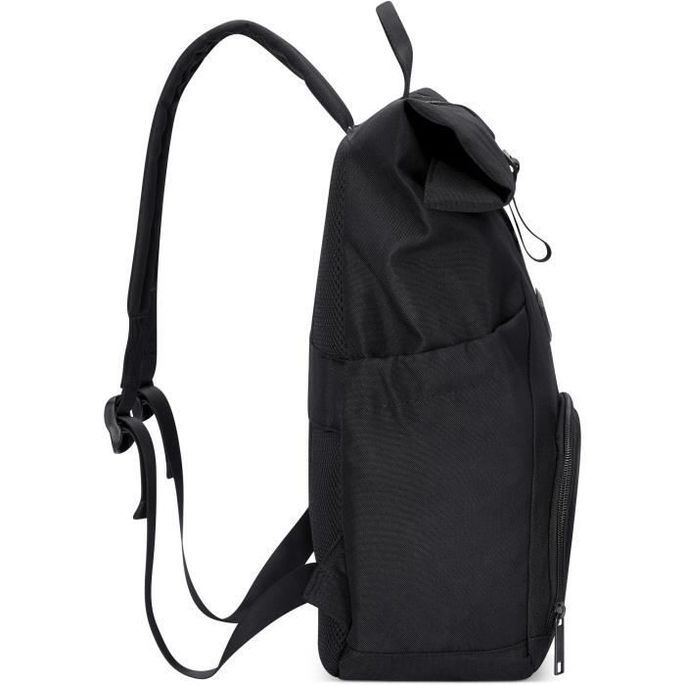 DELSEY - Citypak sac a dos pour PC 16,5 - Polyester - 43,5x37,5x13,5 - 0,550 kg - Noir - Photo n°2