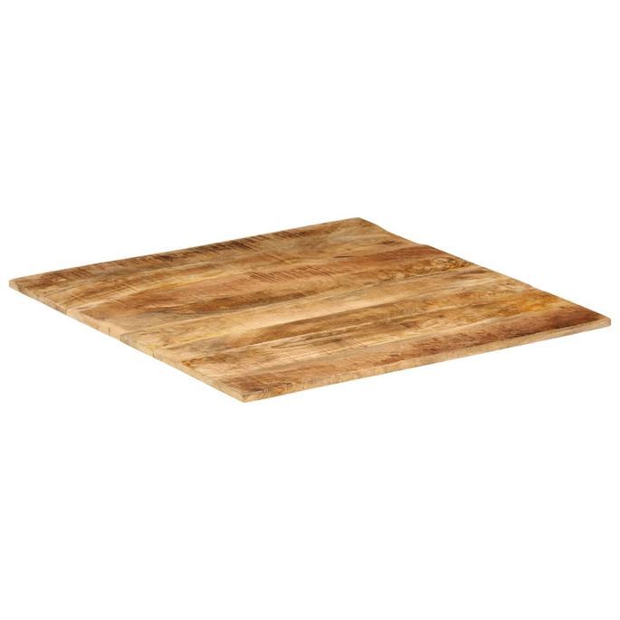 Dessus de table 15-16 mm 80x80 cm Bois massif de manguier - Photo n°9