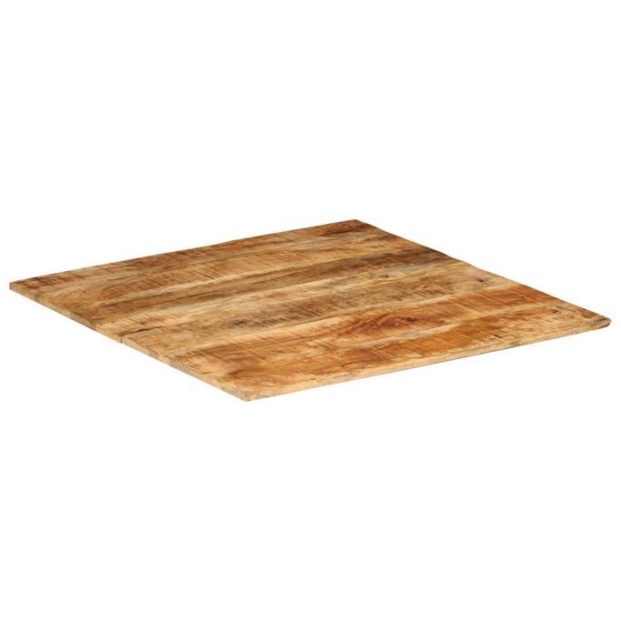 Dessus de table 15-16 mm 80x80 cm Bois massif de manguier - Photo n°11