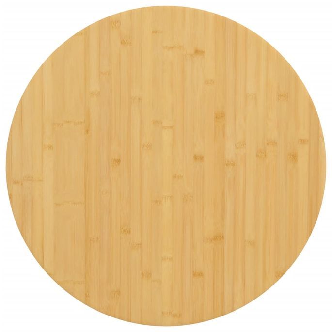 Dessus de table Ø80x1,5 cm bambou - Photo n°1