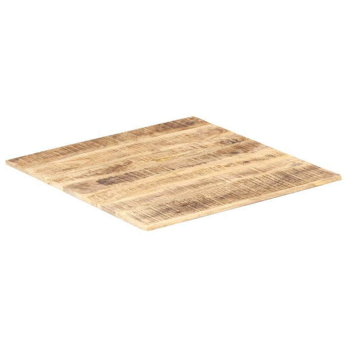 Dessus de table Bois de manguier solide 15-16 mm 60x60 cm - Photo n°3
