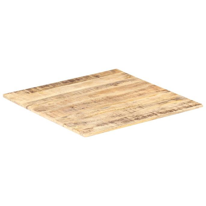 Dessus de table Bois de manguier solide 15-16 mm 80x80 cm - Photo n°8