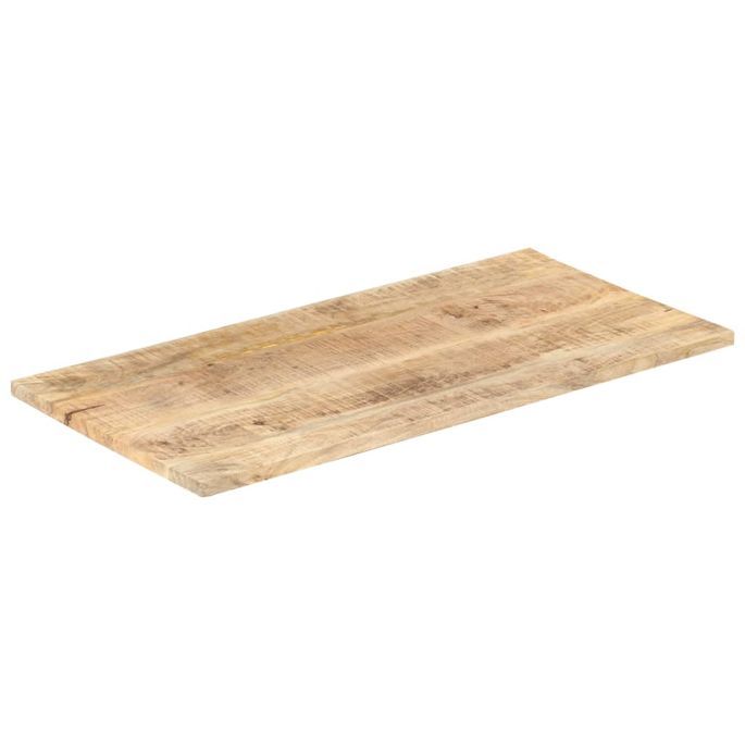 Dessus de table Bois de manguier solide 25-27 mm 100x60 cm - Photo n°10