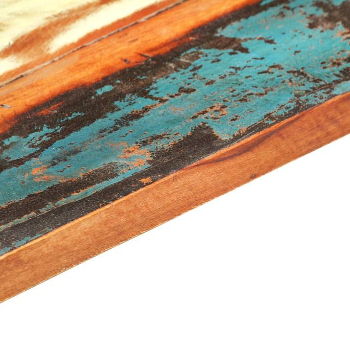Dessus de table rectangulaire 60x80 cm 25-27 mm Bois récupéré - Photo n°5