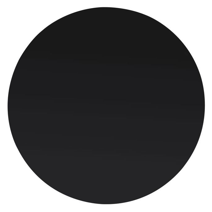 Dessus de table rond Verre trempé 500 mm - Photo n°1