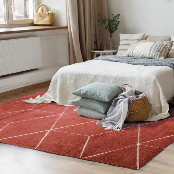 DIAMS Tapis de salon 160 x 230 cm Polypropylene Terra Cotta