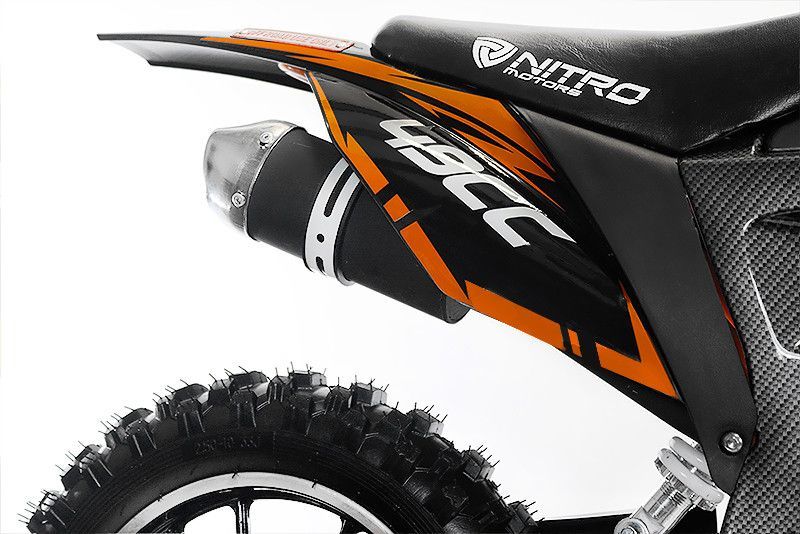 Dirt Bike 49cc Cheetah deluxe 10/10 orange laqué - Photo n°7
