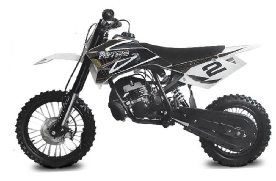 Dirt Bike 49cc NRG50 Reverse Noir - Photo n°1