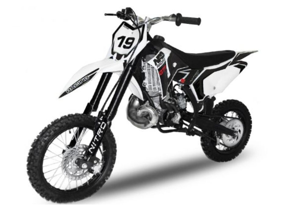 Dirt Bike 65cc noir NRG65 GTR 14/12 refroidissement à eau - Photo n°1
