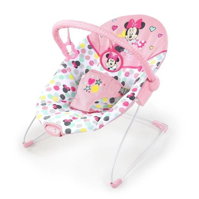 Disney Baby Transat Minnie Spotty Dotty Avec Vibrations Et Arche De Jeux Lestendances Fr