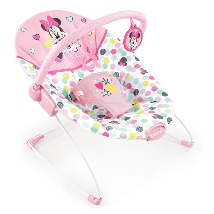 Disney Baby Transat Minnie Spotty Dotty Avec Vibrations Et Arche De Jeux Lestendances Fr