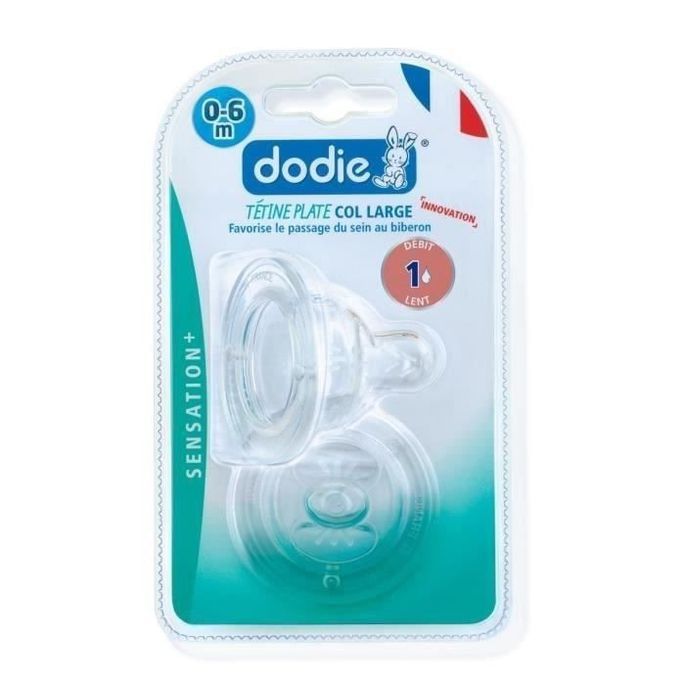 DODIE Tétine Plate Col Large 0-6 Mois Silicone - Photo n°4