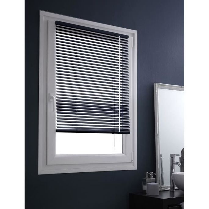 DOMDECO Store vénitien aluminium sans perçage Gris anthracite 62x150 cm LesTendances.fr