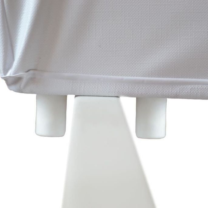 DOMIVA Plan a langer matelas intégré - 50 x 80 cm Gris - Photo n°1