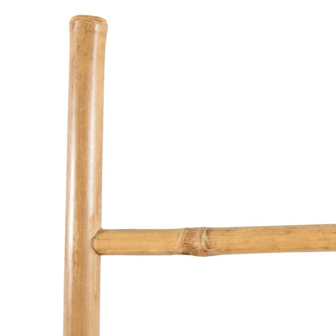 Échelle à serviettes 5 échelons Bambou 150 cm - Photo n°3
