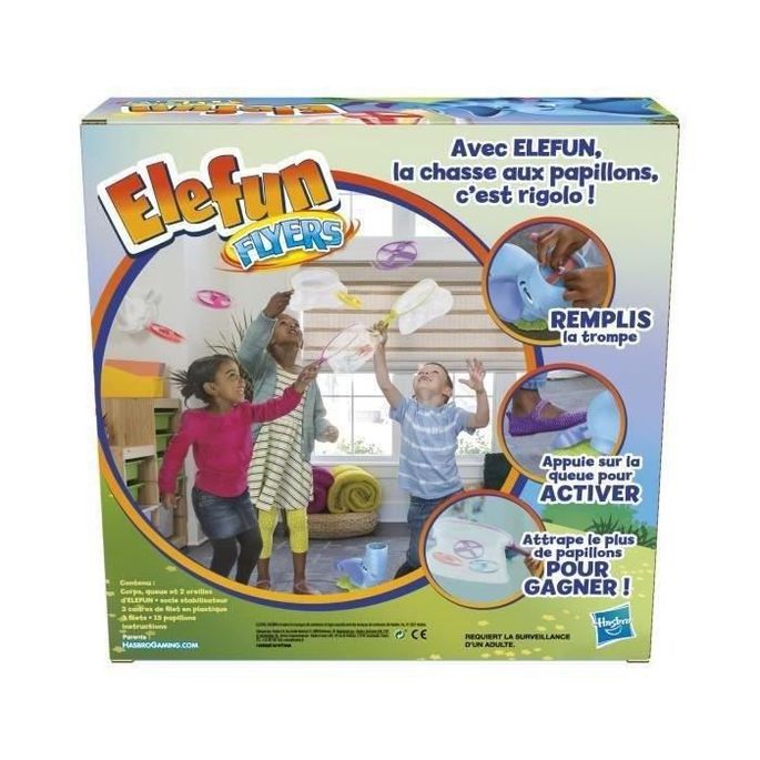 Elefun Flyers - Hasbro Gaming - Jeu de chasse aux papillons pour ...