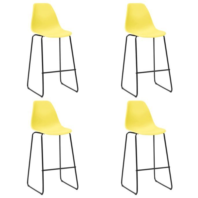 Ensemble de bar 5 pcs Plastique Jaune 2 - Photo n°6