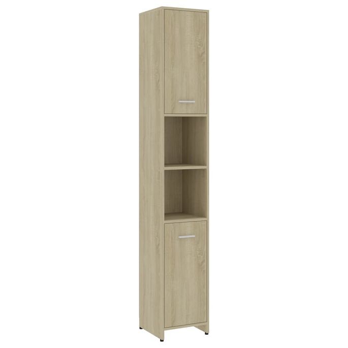 Ensemble de meubles de bain 3 pcs Chêne sonoma - Photo n°12